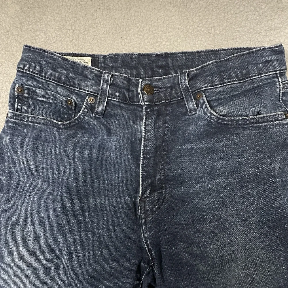 Levi's Premium 541 Jeans Big E Mens 32x32 Dark Wash Blue Athletic Taper Denim